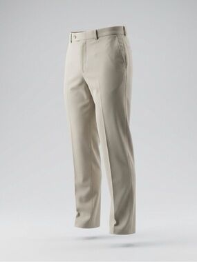 Bensol Men's Classic Straight Fit Dress Pants - Cream/Beige #kaki #sportcoatpant